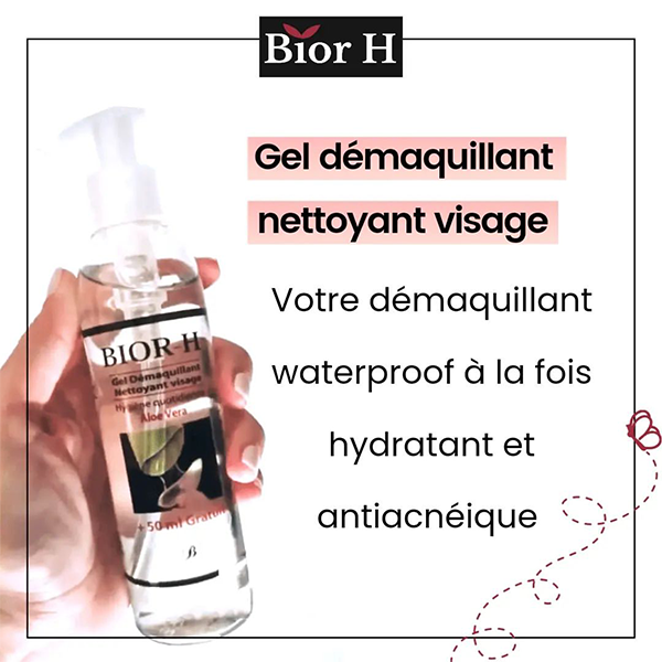 Gel nettoyant démaquillant à l Aloe Vera